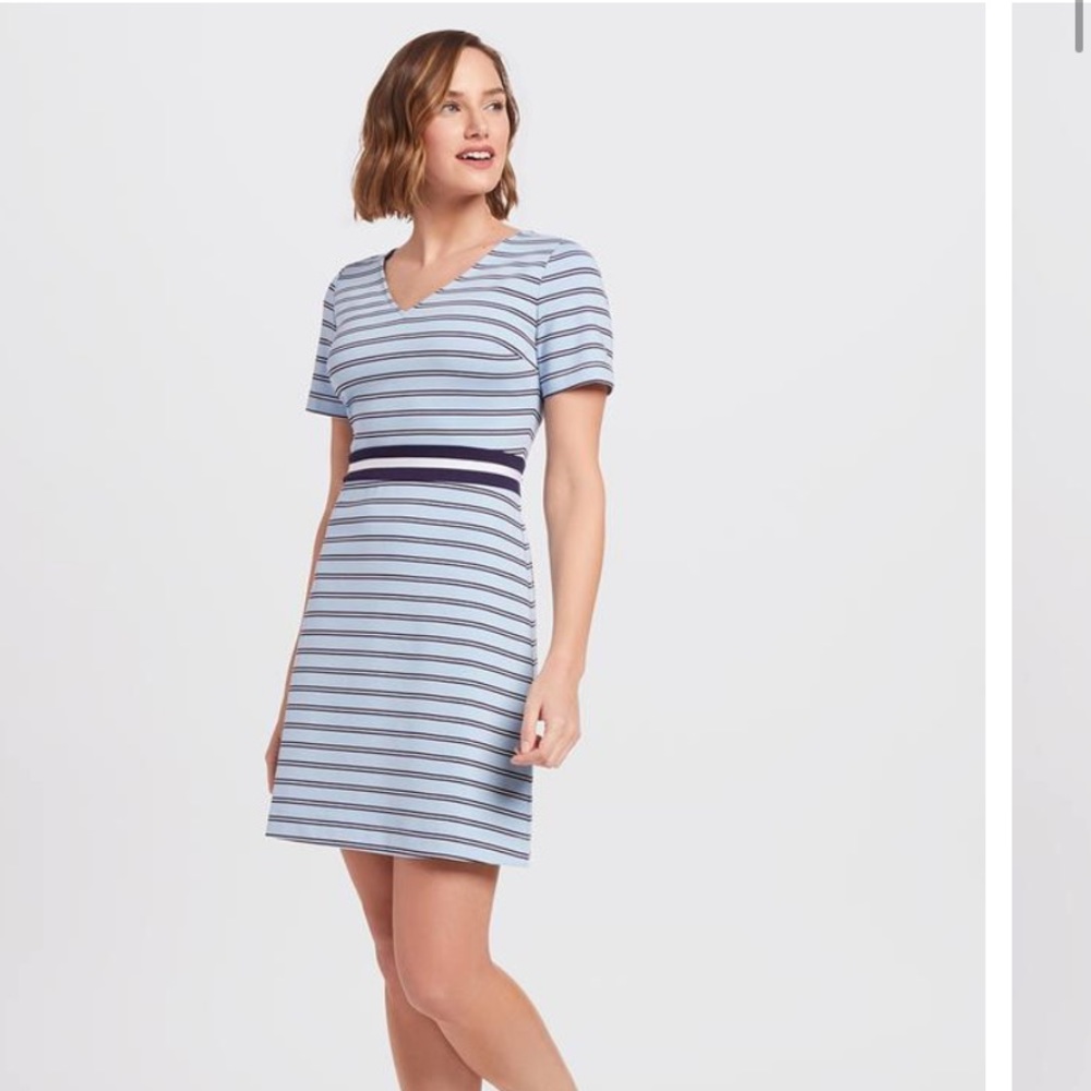 Draper James Stripe Persley Ponte Dress